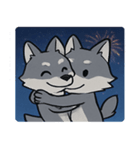 花火と遠吠えオオカミ@SFW（個別スタンプ：30）