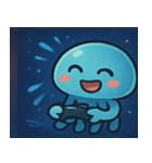 花火とふわふわクラゲ@SFW（個別スタンプ：6）