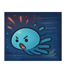 花火とふわふわクラゲ@SFW（個別スタンプ：12）