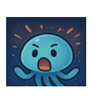 花火とふわふわクラゲ@SFW（個別スタンプ：19）