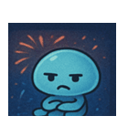 花火とふわふわクラゲ@SFW（個別スタンプ：20）