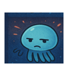 花火とふわふわクラゲ@SFW（個別スタンプ：25）