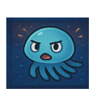 花火とふわふわクラゲ@SFW（個別スタンプ：30）