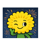 花火とふわふわタンポポ@SFW（個別スタンプ：5）