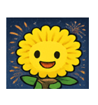 花火とふわふわタンポポ@SFW（個別スタンプ：10）