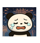 花火とまんまるパンダ@SFW（個別スタンプ：1）
