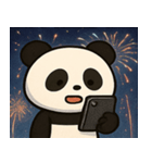花火とまんまるパンダ@SFW（個別スタンプ：10）