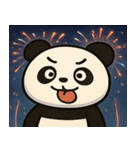 花火とまんまるパンダ@SFW（個別スタンプ：14）
