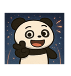花火とまんまるパンダ@SFW（個別スタンプ：30）