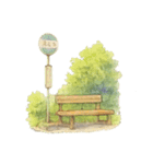 日本の街角スケッチ 昭和の風景（個別スタンプ：1）