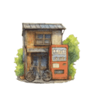 日本の街角スケッチ 昭和の風景（個別スタンプ：19）