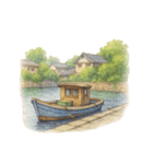 日本の街角スケッチ 昭和の風景（個別スタンプ：23）