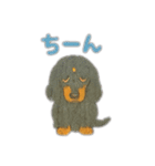 ミニチュアダックスのくぽら（個別スタンプ：35）