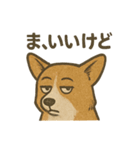 渋犬コーギー ポン（個別スタンプ：30）