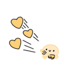 【推し活】オレンジのおしかつちゃん（個別スタンプ：22）