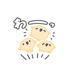 【推し活】オレンジのおしかつちゃん（個別スタンプ：34）