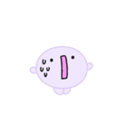 【推し活】紫のおしかつちゃん（個別スタンプ：21）