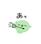 【推し活】緑のおしかつちゃん（個別スタンプ：23）