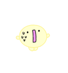 【推し活】黄色のおしかつちゃん（個別スタンプ：21）