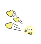 【推し活】黄色のおしかつちゃん（個別スタンプ：22）
