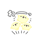 【推し活】黄色のおしかつちゃん（個別スタンプ：34）