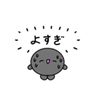 【推し活】黒のおしかつちゃん（個別スタンプ：11）