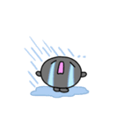 【推し活】黒のおしかつちゃん（個別スタンプ：20）