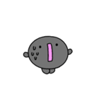 【推し活】黒のおしかつちゃん（個別スタンプ：21）