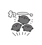 【推し活】黒のおしかつちゃん（個別スタンプ：34）