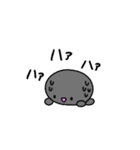 【推し活】黒のおしかつちゃん（個別スタンプ：37）