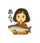 サクラマスまさこ海櫻（個別スタンプ：9）