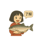 サクラマスまさこ海櫻（個別スタンプ：14）