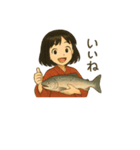 サクラマスまさこ海櫻（個別スタンプ：22）