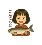 サクラマスまさこ海櫻（個別スタンプ：35）