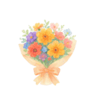 あなたへ贈るやさしい花束♡組み合わせ（個別スタンプ：33）