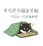 とある黒柴の日常（個別スタンプ：26）