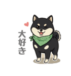 とある黒柴の日常（個別スタンプ：29）