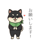 とある黒柴の日常（個別スタンプ：31）