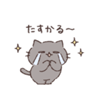 ふてぶてねこの家族連絡用スタンプ（個別スタンプ：27）
