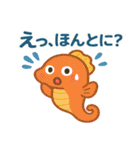 ふわっと海の仲間たち（個別スタンプ：22）