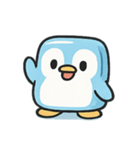 氷ペンギンBingooの感情フル回転（個別スタンプ：1）