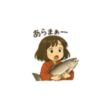 サクラマス海櫻まさこ（個別スタンプ：15）
