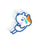 白オレンジにゃんこの日記（個別スタンプ：2）