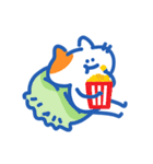 白オレンジにゃんこの日記（個別スタンプ：5）