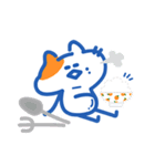 白オレンジにゃんこの日記（個別スタンプ：8）