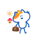白オレンジにゃんこの日記（個別スタンプ：9）