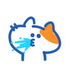白オレンジにゃんこの日記（個別スタンプ：14）