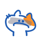 白オレンジにゃんこの日記（個別スタンプ：16）