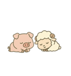ひつじとぶたの物語（個別スタンプ：2）