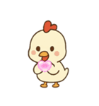 にわとりとうさぎの物語（新）（個別スタンプ：2）